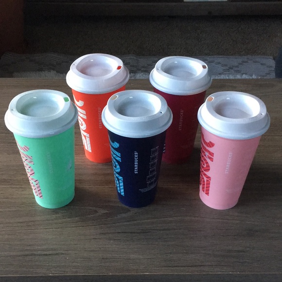 Starbucks Other - Starbucks plastic reusable cup 16fl oz/473ml